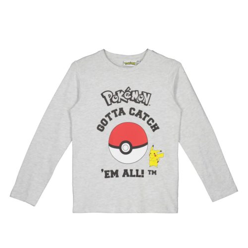 Pokémon Catch gyerek hosszú ujjú póló, felső 10 év / 140 cm