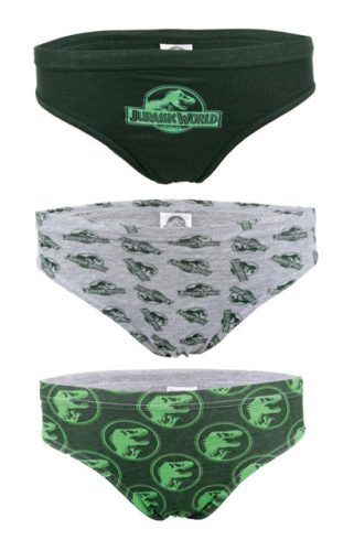 Jurassic World Green gyerek fehérnemű, alsó 3 darab/csomag 5 - 6 év / 110 - 116 cm