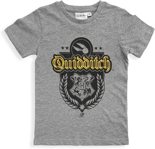 Harry Potter Quidditch Grey gyerek rövid póló, felső 12 év / 152 cm