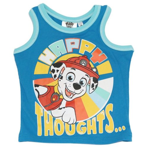 Mancs Őrjárat Happy Thoughts Blue gyerek rövid póló, felső 5 év