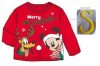 Disney Mickey Pluto Red Karácsonyi baba póló, felső 12 hó