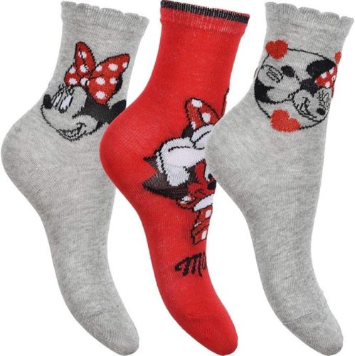 Disney Minnie Bow Red gyerek zokni 27/30