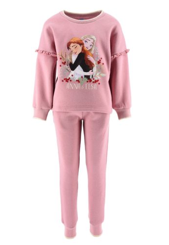 Disney Jégvarázs Fondness Pink gyerek flitteres melegítő, jogging szett 8 év / 128 cm
