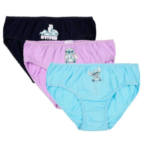 Disney Lilo és Stitch, A csillagkutya Alien gyerek fehérnemű, bugyi 3 darab/csomag 6 - 8 év / 116 - 128 cm