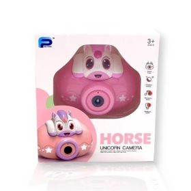 BUBORÉKFÚJÓ KAMERA, UNIKORNISOS, ELEMES DOBOZBAN