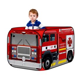 Tűzoltóautó sátor zsákban - 110 x 72 x 72 cm 