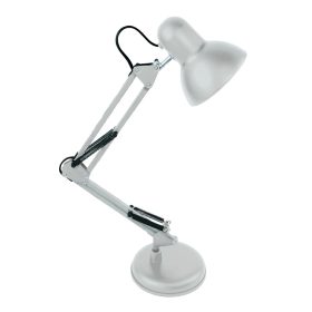 Avide Basic Asztali Lámpa Vintage Feher Plasztik Max 60W 