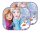 Disney Jégvarázs Smile napellenző ablakra 2 db-os