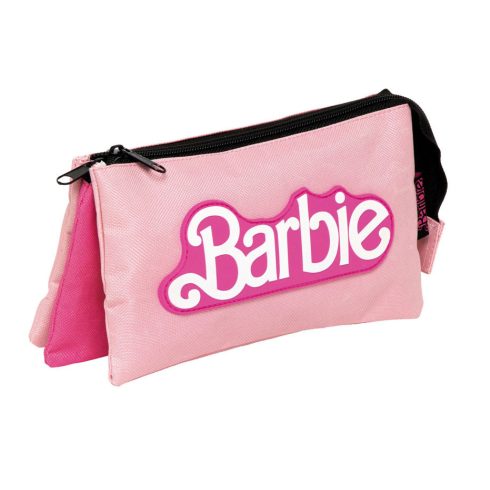 Barbie Pink 3 rekeszes tolltartó 21 cm