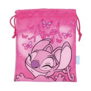   Disney Lilo és Stitch, A csillagkutya Pink Angel uzsonnás táska 26,5 cm