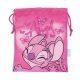 Disney Lilo és Stitch, A csillagkutya Pink Angel uzsonnás táska 26,5 cm
