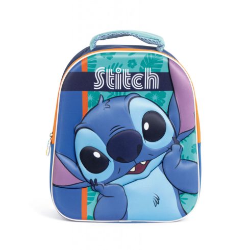 Disney Lilo és Stitch. A csillagkutya Leaf 3D hátizsák. táska 32 cm