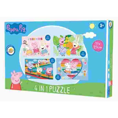 Peppa malac puzzle 4 az 1-ben