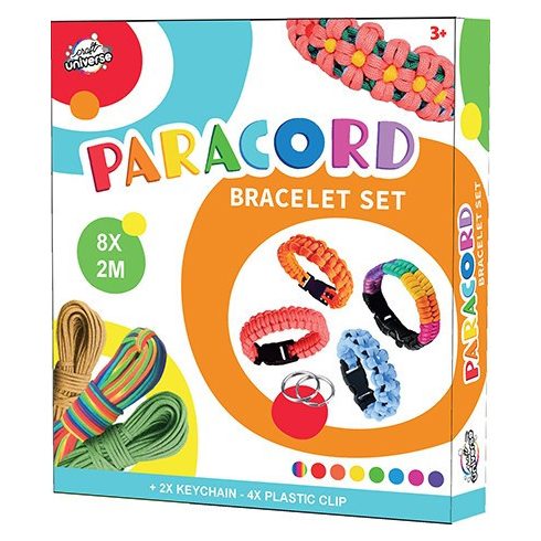 Paracord zsinóros karkötő és kulcstartó készítő szett