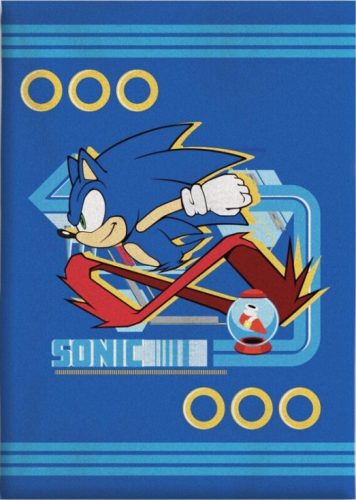 Sonic a sündisznó Ring polár takaró 100x140cm