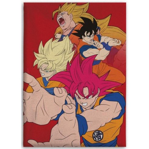 Dragon Ball Hues of Power coral fleece takaró 110x150cm