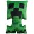 Minecraft Creeper formapárna, díszpárna 27x40 cm Velúr