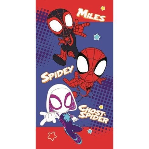 Pókember Spidey Friends fürdőlepedő, strand törölköző 70x140cm (Fast Dry)