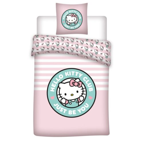 Hello Kitty Club ágyneműhuzat 140×200cm, 65x65 cm