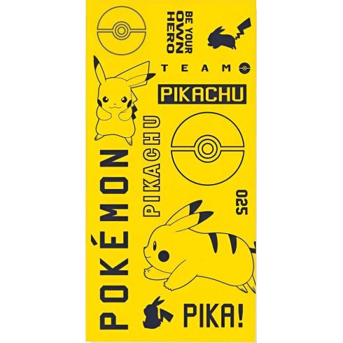 Pokémon Pika fürdőlepedő. strand törölköző 70x140cm