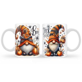   Halloween Bögre, 3 dl - Halloweeni Gnome Manó - Halloween Dekoráció