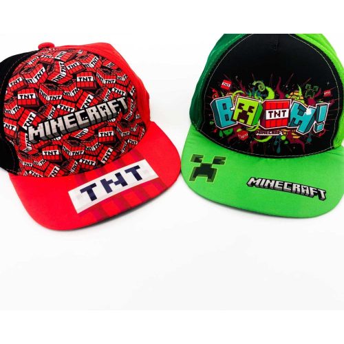 MINECRAFT fiú BASEBALL SAPKA 52 méret