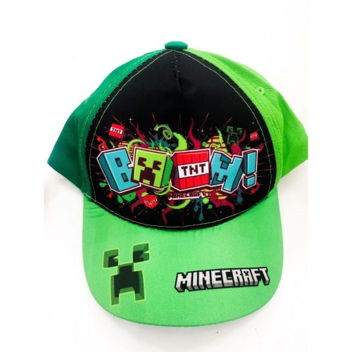 MINECRAFT fiú BASEBALL SAPKA 52 méret