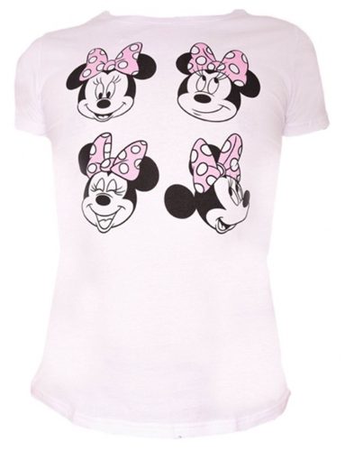 Disney Minnie Expressions női rövid póló, felső M-XXL