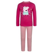 Peppa malac gyerek hosszú pizsama 98-116 cm