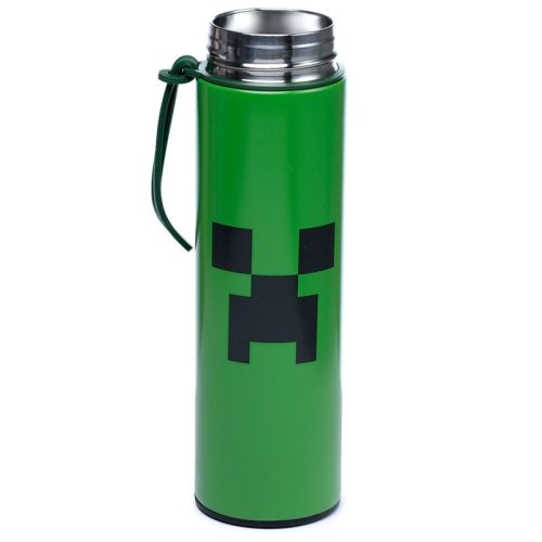 Thermo Kulacs, Digitális Hőmérővel 450ml - Minecraft Creeper