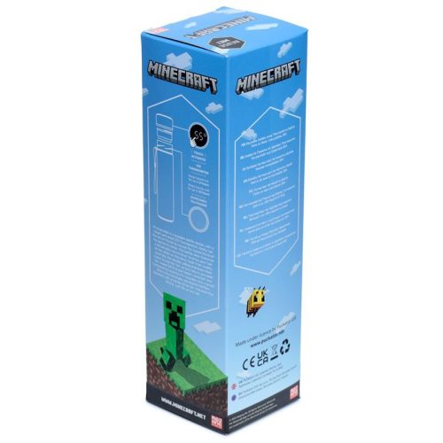 Thermo Kulacs, Digitális Hőmérővel 450ml - Minecraft Creeper