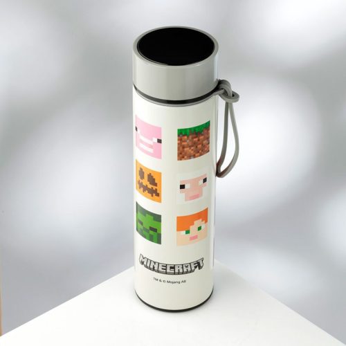 Thermo Kulacs, Digitális Hőmérővel 450ml - Minecraft Skinek