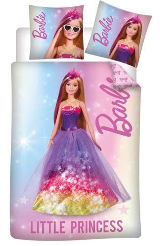 Barbie Little Princess gyerek, ovis ágyneműhuzat 100×135cm, 40×60 cm