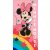 Disney Minnie Rainbow Star fürdőlepedő, strand törölköző 70x140 cm