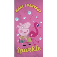   Peppa malac Sparkle fürdőlepedő, strand törölköző 70x140cm