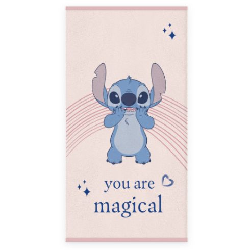 Disney Lilo és Stitch, A csillagkutya Magical fürdőlepedő, strand törölköző 60x120cm