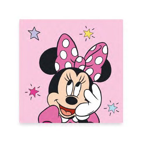 Disney Minnie Star kéztörlő, arctörlő, törölköző 30x30cm