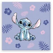   Disney Lilo és Stitch, A csillagkutya Purple kéztörlő, arctörlő, törölköző 30x30cm