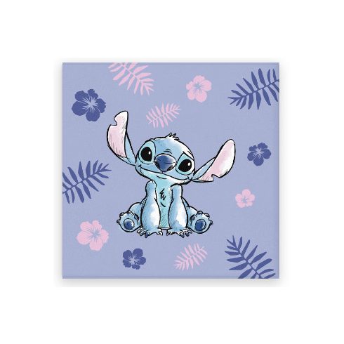 Disney Lilo és Stitch, A csillagkutya Purple kéztörlő, arctörlő, törölköző 30x30cm