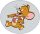 Tom és Jerry Garland formapárna, díszpárna 35 cm