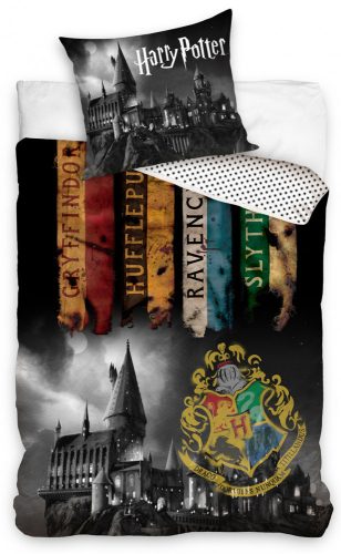 Harry Potter Houses ágyneműhuzat 140×200cm, 70×90 cm
