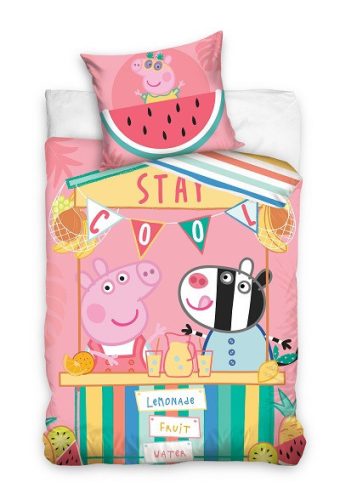 Peppa malac Stay Cool ágyneműhuzat 160×200cm, 70×80 cm