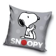 Snoopy Grey párnahuzat 40x40 cm