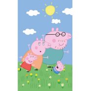   Peppa malac Family kéztörlő, arctörlő, törölköző 30x50 cm