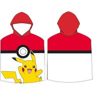 Pokémon strand törölköző poncsó 50x115 cm