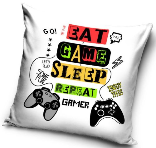Gamer párna, díszpárna 40 x 40 cm