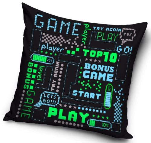 Gamer párna, díszpárna 40 x 40 cm