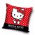 Hello Kitty párna, díszpárna 40x40 cm, piros