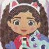 Gabi babaháza Sparkle Tales hologrammos hátizsák, táska 23 cm