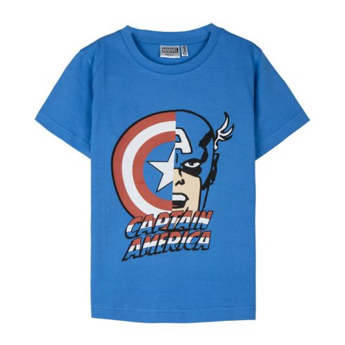 Bosszúállók Captain America gyerek rövid póló, felső 4 - 10 év / 104 - 140 cm